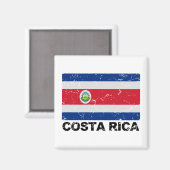 vlag Costa Rica Magneet (Voorkant / Achterkant)