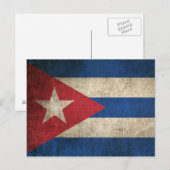 vlag Cuba Briefkaart (Voorkant / Achterkant)