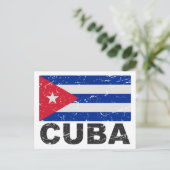 vlag Cuba Briefkaart (Staand voorkant)