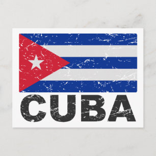 vlag Cuba Briefkaart