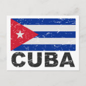  vlag Cuba Briefkaart (Voorkant)