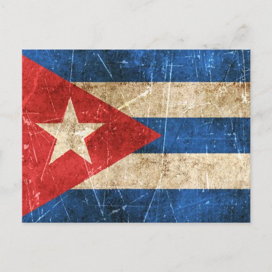 vlag Cuba Briefkaart (Voorkant)