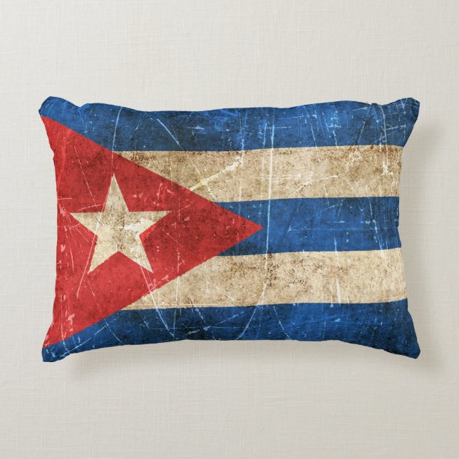  vlag Cuba Decoratief Kussen (Voorkant)