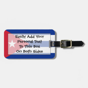 Vlag Cuba Easy ID Personal Bagagelabel