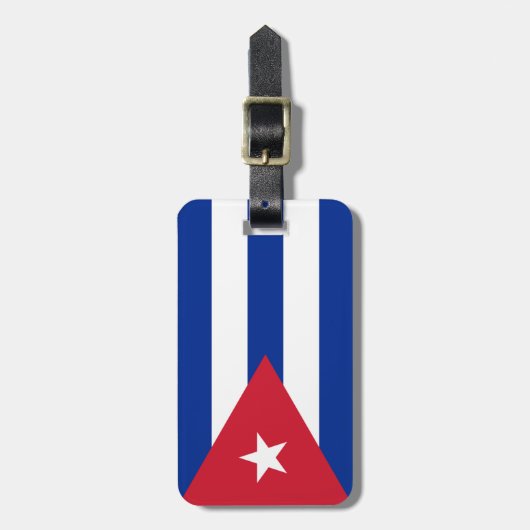 Vlag Cuba Easy ID Personal Bagagelabel (Voorkant verticaal)