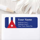 vlag Cuba Etiket (Insitu)