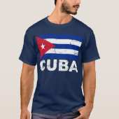  vlag Cuba T-shirt (Voorkant)