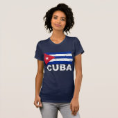  vlag Cuba T-shirt (Voorkant volledig)