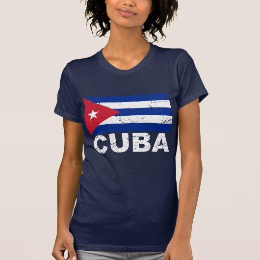  vlag Cuba T-shirt (Voorkant)
