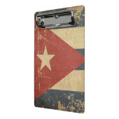 Vlag Cuban Aged Mini Klembord (Angled2)