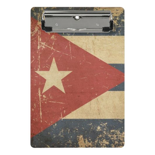 Vlag Cuban Aged Mini Klembord (Voorkant)