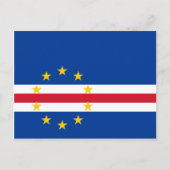 Vlag CV Kaapverdië Briefkaart (Voorkant)