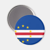 Vlag CV Kaapverdië Magneet (Voorkant / Achterkant)