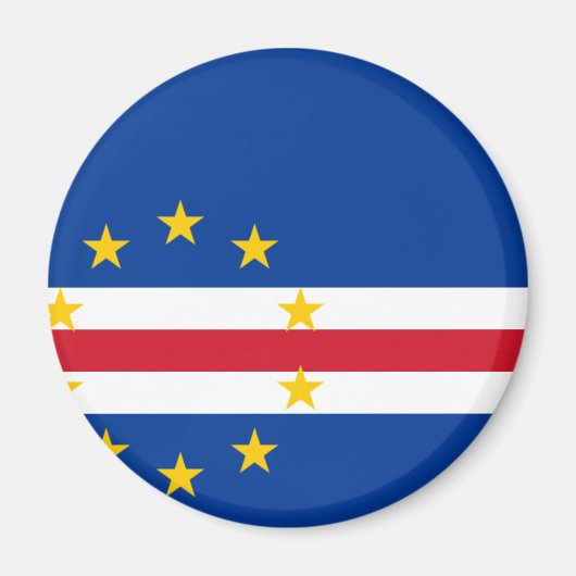 Vlag CV Kaapverdië Magneet (Voorkant)