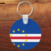 Vlag CV Kaapverdië Sleutelhanger (Voorkant)