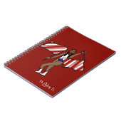 Vlag Dancer White Red/Blue Accent F Notitieboek (Linkerzijde)