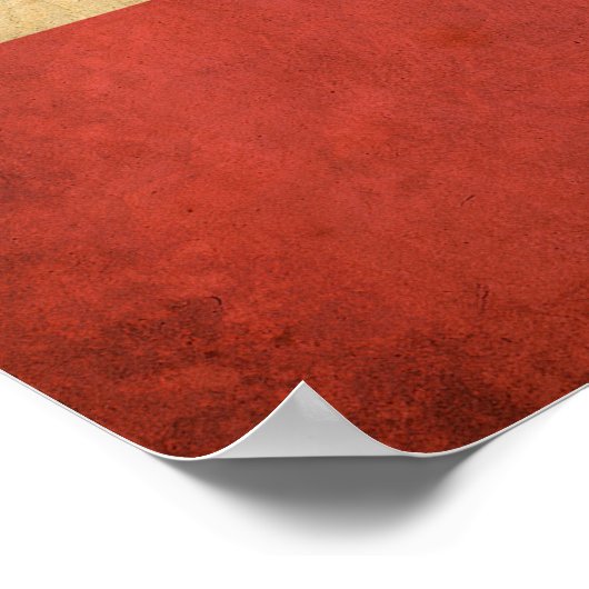  vlag Denemarken Poster (Hoek)