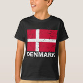  vlag Denemarken T-shirt (Voorkant)