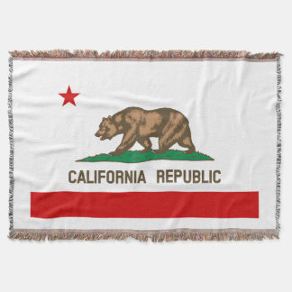 Vlag-dij-mandebakken van de staat Californië Deken
