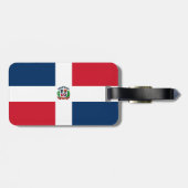 vlag Dominicaanse Republiek Bagagelabel (Achterkant horizontaal)