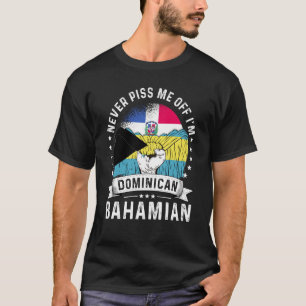Vlag Dominicaanse Republiek Bahama's Geteeld Humor T-shirt
