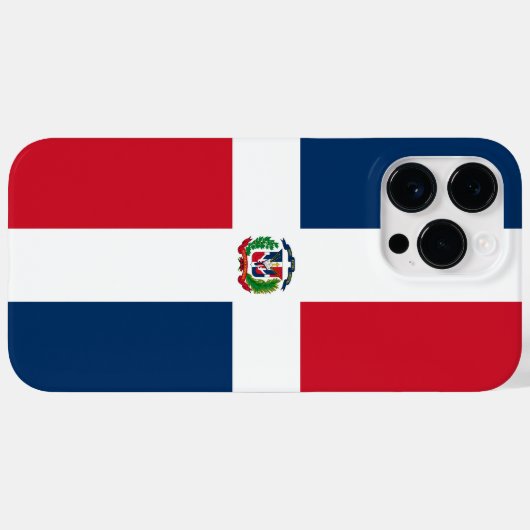 vlag Dominicaanse Republiek Case-Mate iPhone Case (Achterkant (horizontaal))
