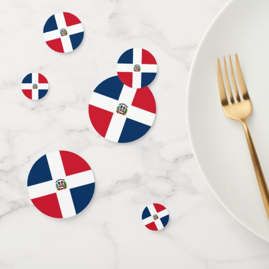 vlag Dominicaanse Republiek Confetti (Groep)