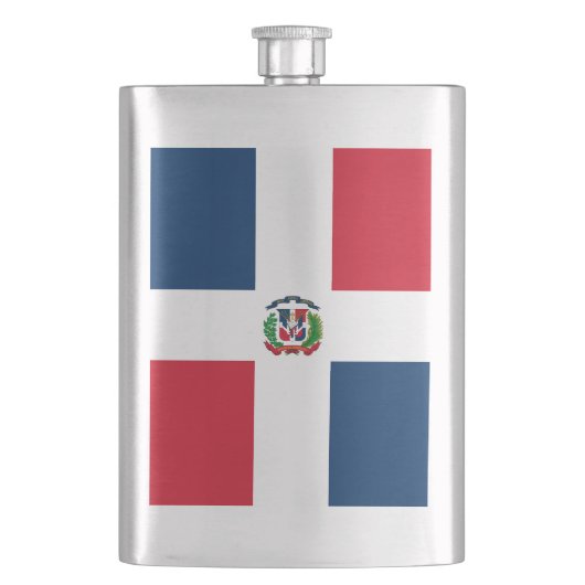 vlag Dominicaanse Republiek Flacon (Voorkant)