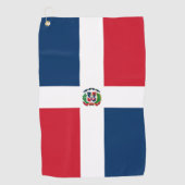 vlag Dominicaanse Republiek Golfhanddoek (Voorkant)