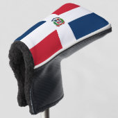 vlag Dominicaanse Republiek Golfheadcover (3/4 voorkant)