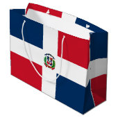 vlag Dominicaanse Republiek Groot Cadeauzakje (Achterkant Gekanteld)