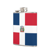 vlag Dominicaanse Republiek Heupfles (Links)