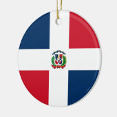vlag Dominicaanse Republiek Keramisch Ornament (Links)