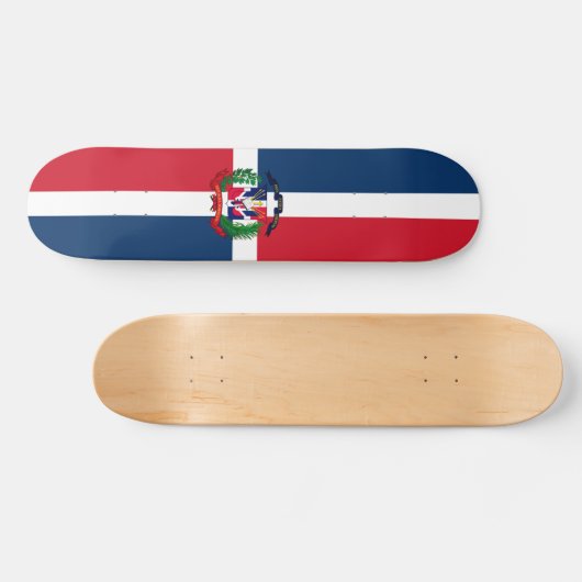 vlag Dominicaanse Republiek Persoonlijk Skateboard (Horizontaal)