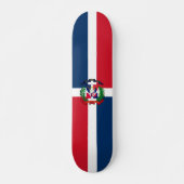 vlag Dominicaanse Republiek Persoonlijk Skateboard (Voorkant)