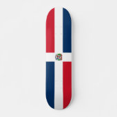 vlag Dominicaanse Republiek Persoonlijk Skateboard (Voorkant)