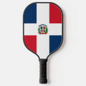 vlag Dominicaanse Republiek Pickleball Paddle (Voorkant)