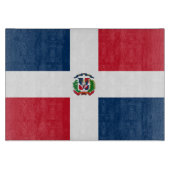 vlag Dominicaanse Republiek Snijplank (Voorkant)