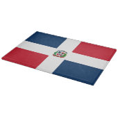 vlag Dominicaanse Republiek Snijplank (Hoek)