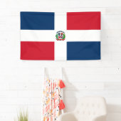 vlag Dominicaanse Republiek Spandoek (Insitu)