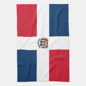 vlag Dominicaanse Republiek Theedoek (Verticaal)