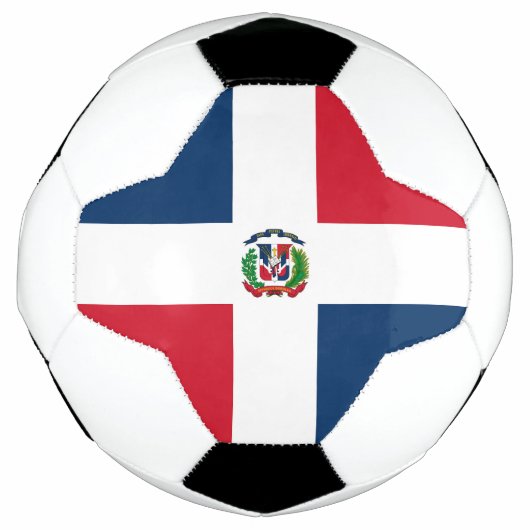 vlag Dominicaanse Republiek Voetbal (Voorkant)