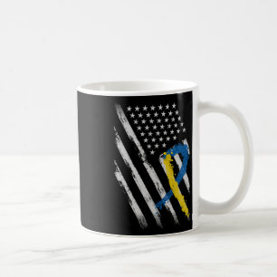 Vlag Down Syndroom Bewustzijn Papa Mama Down Syndr Koffiemok