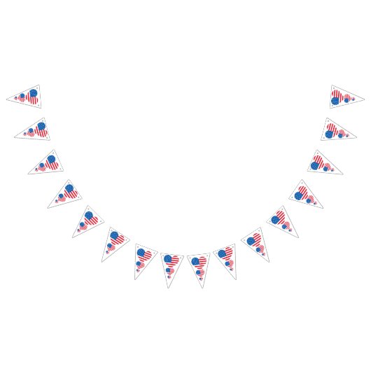 Vlag Driehoek Partij Bunting Banner (Alle)