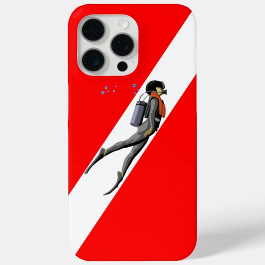 Vlag duiken en duiken Case-Mate iPhone case (Achterkant)