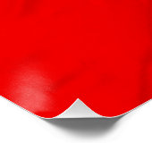 Vlag duiken en duiken perfect poster (Hoek)