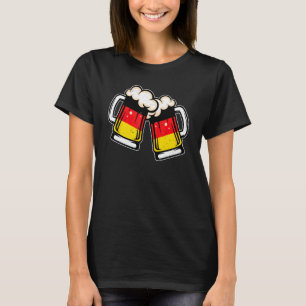 Vlag Duitsland Biermok   Cool Duits Bier T-shirt