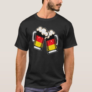 Vlag Duitsland Biermok   Cool Duits Bier T-shirt