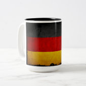  vlag Duitsland Tweekleurige Koffiemok (Voorkant links)