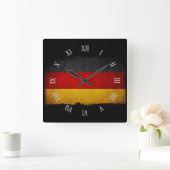 vlag Duitsland Vierkante Klok (Huis)